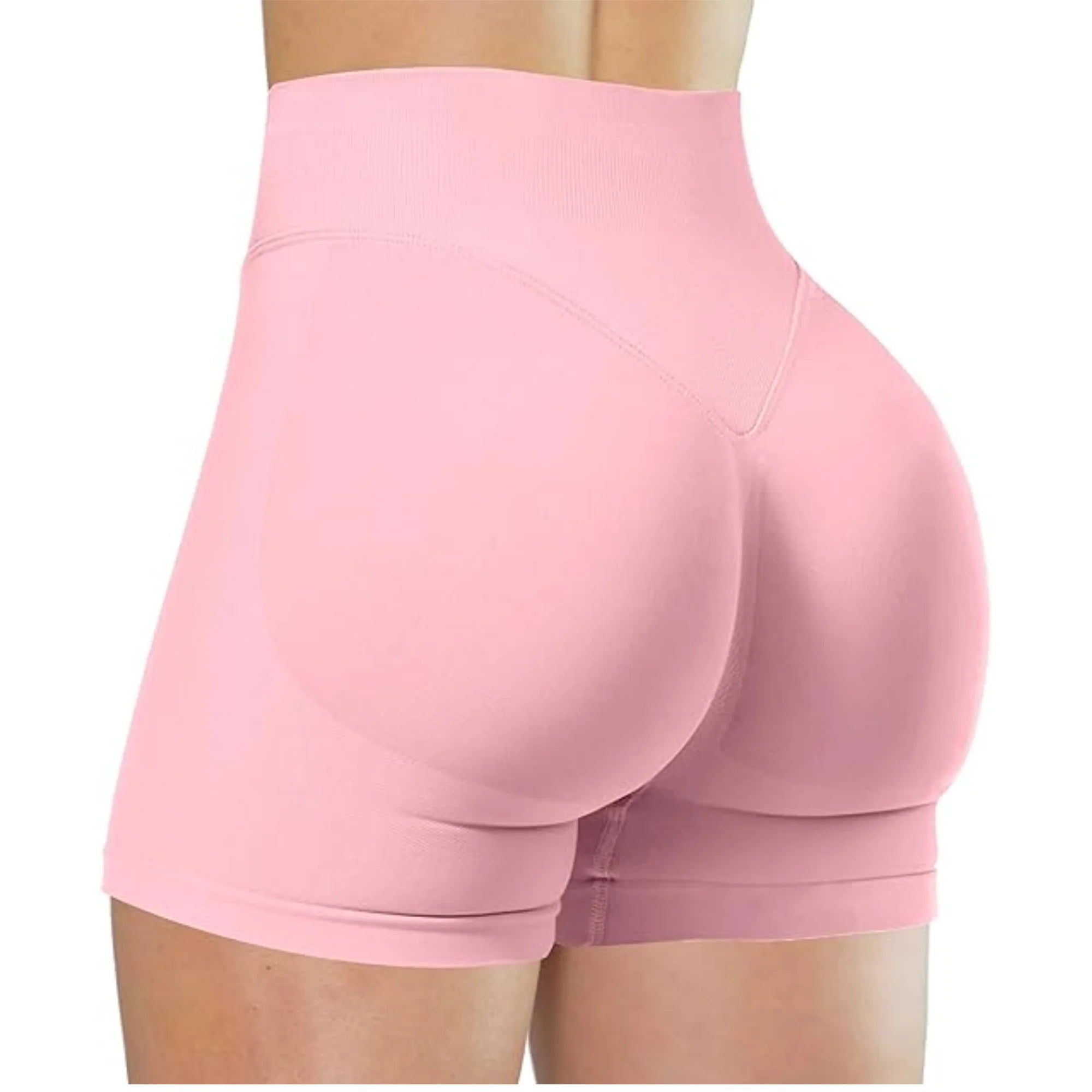 Yogashorts Dam Hög Midja | Träningsshorts för Yoga & Löpning