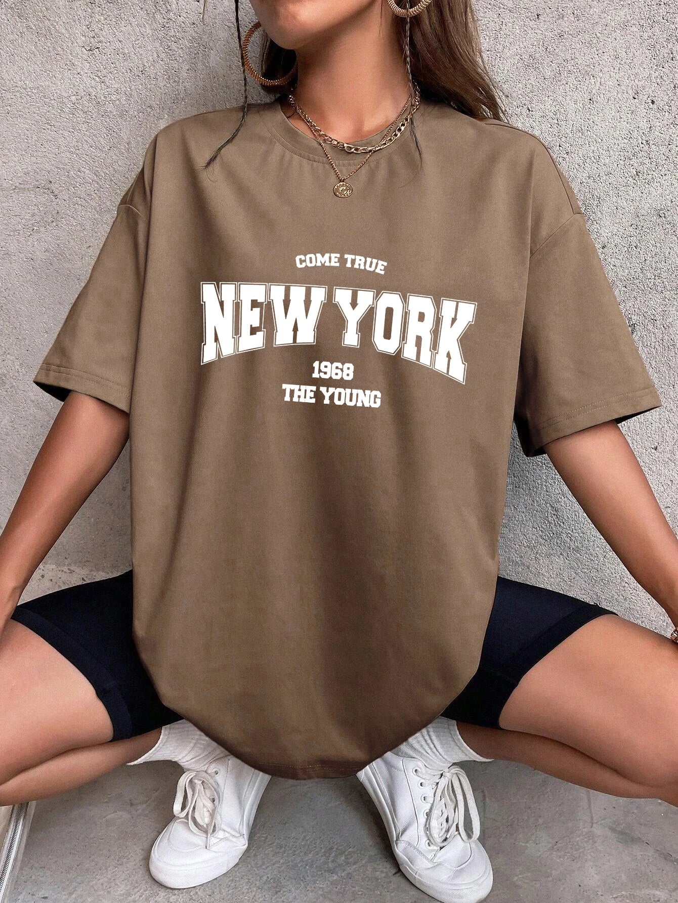New York 1968 T-shirt i bomull