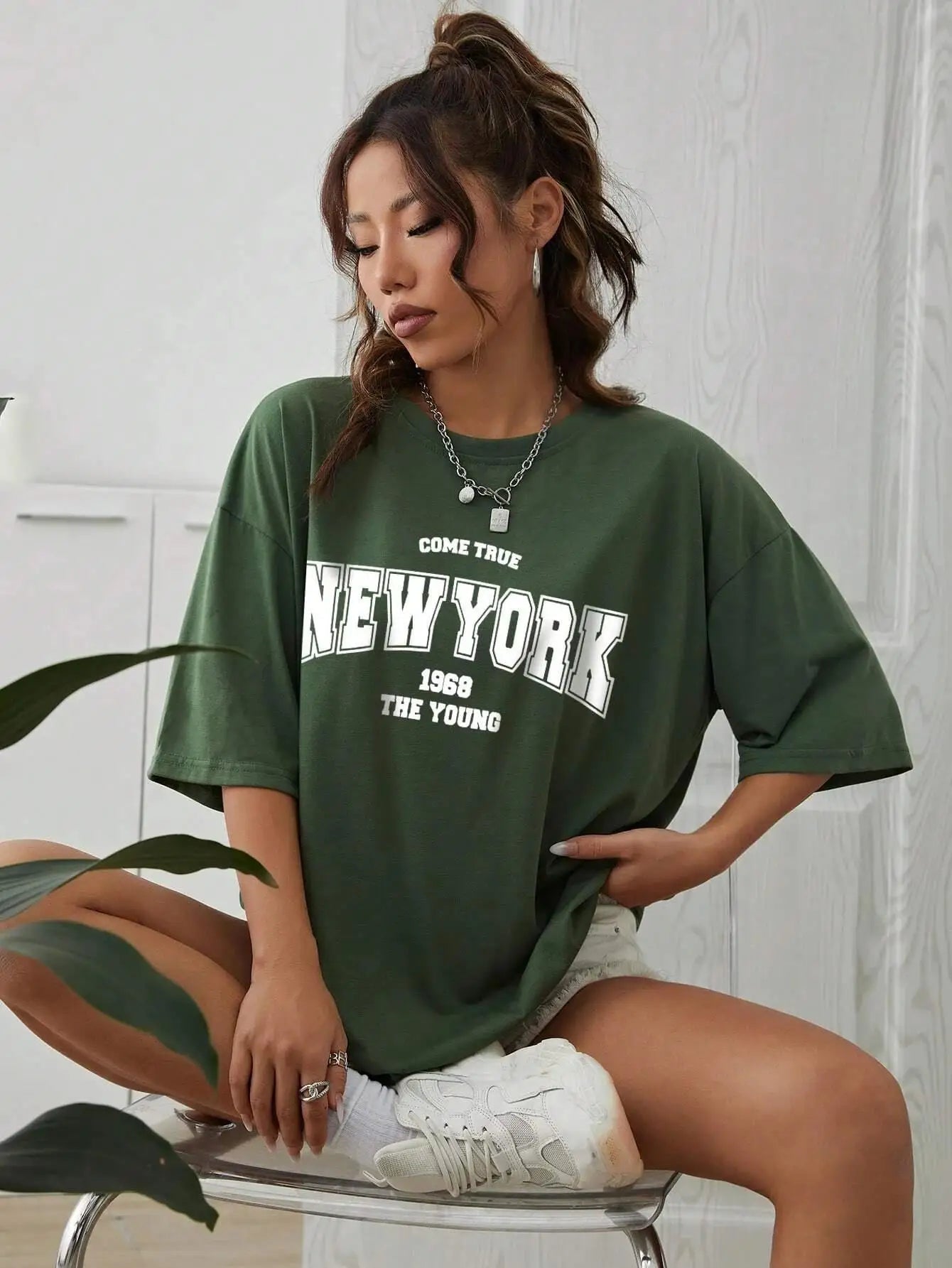 New York 1968 T-shirt i bomull