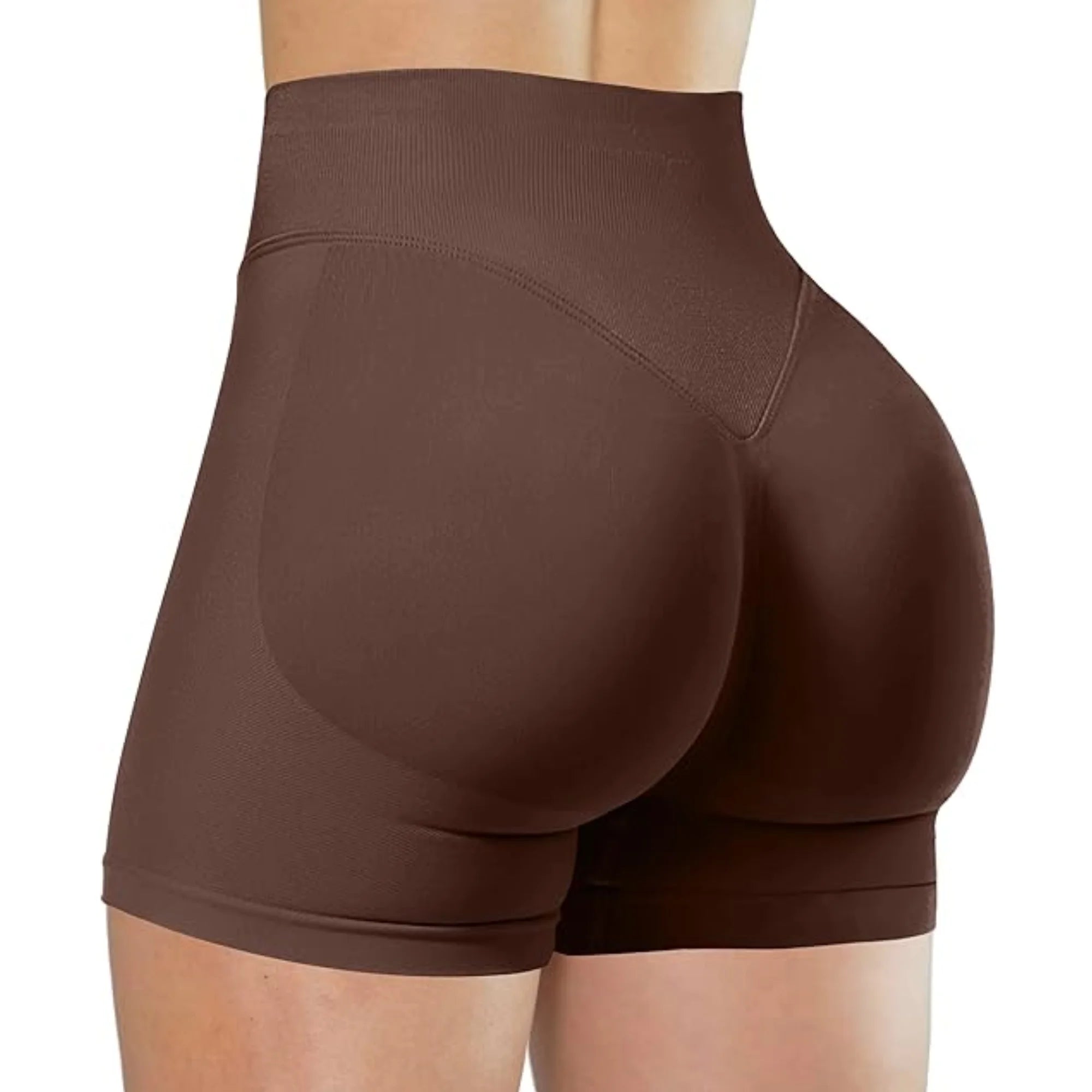 Yogashorts Dam Hög Midja | Träningsshorts för Yoga & Löpning