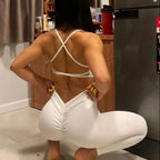 Sport-BH Dam Korsrygg | Stötsäker Gym & Yoga BH