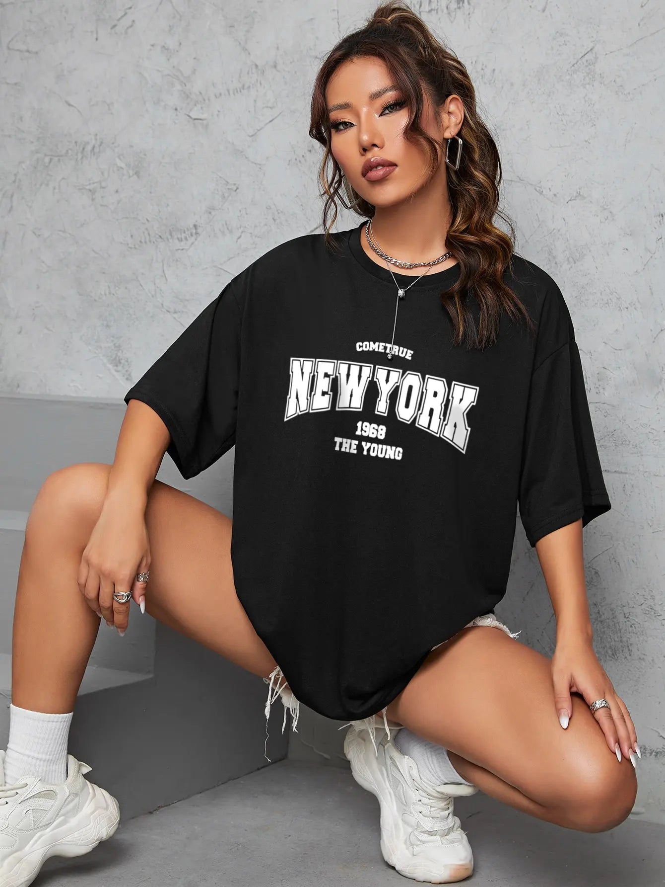 New York 1968 T-shirt i bomull
