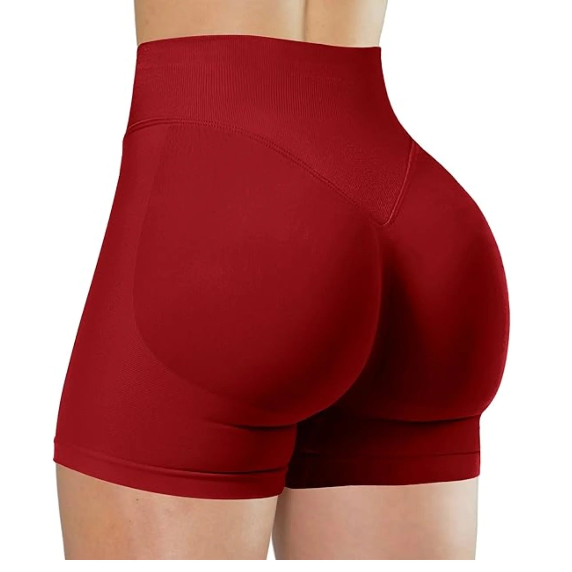 Yogashorts Dam Hög Midja | Träningsshorts för Yoga & Löpning