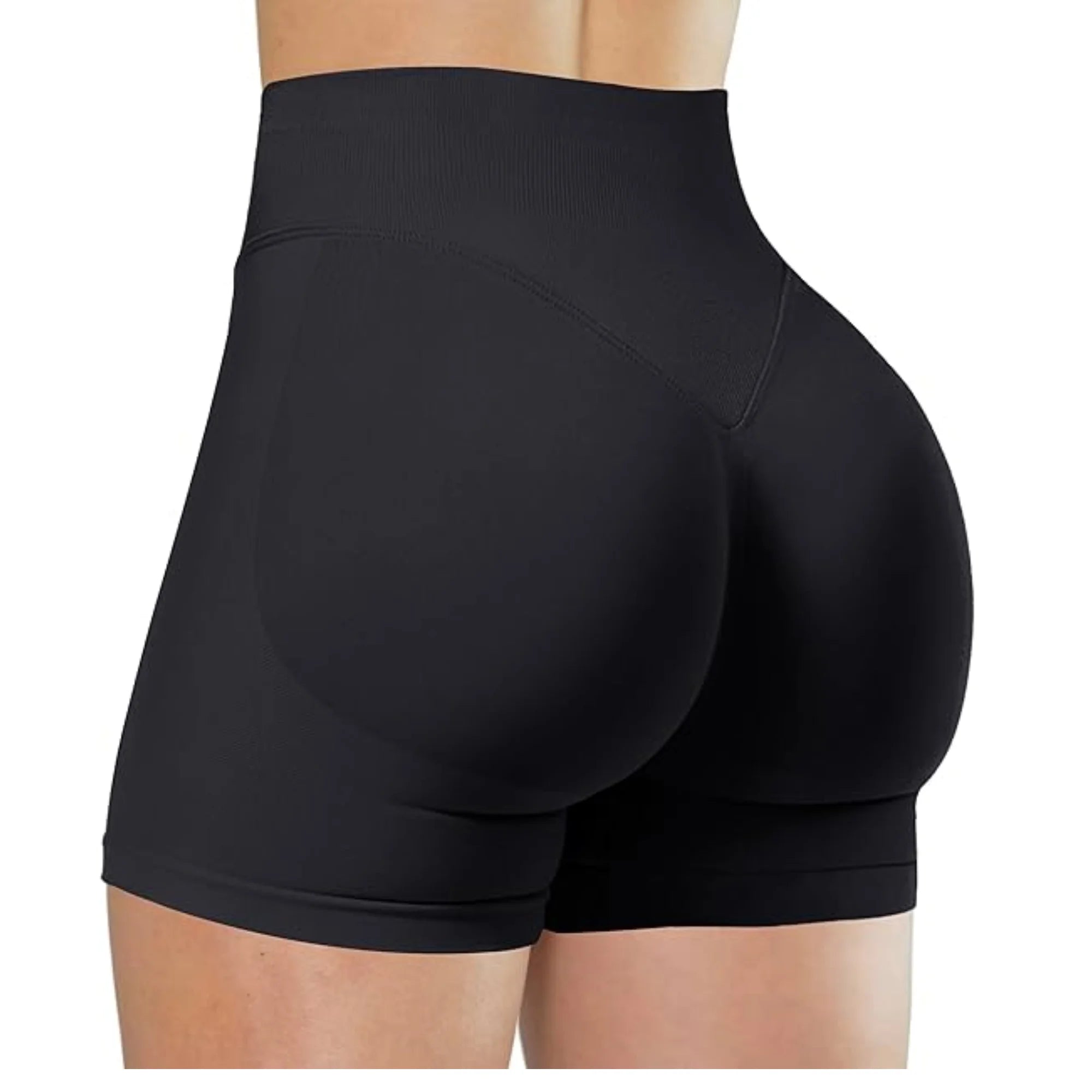 Yogashorts Dam Hög Midja | Träningsshorts för Yoga & Löpning