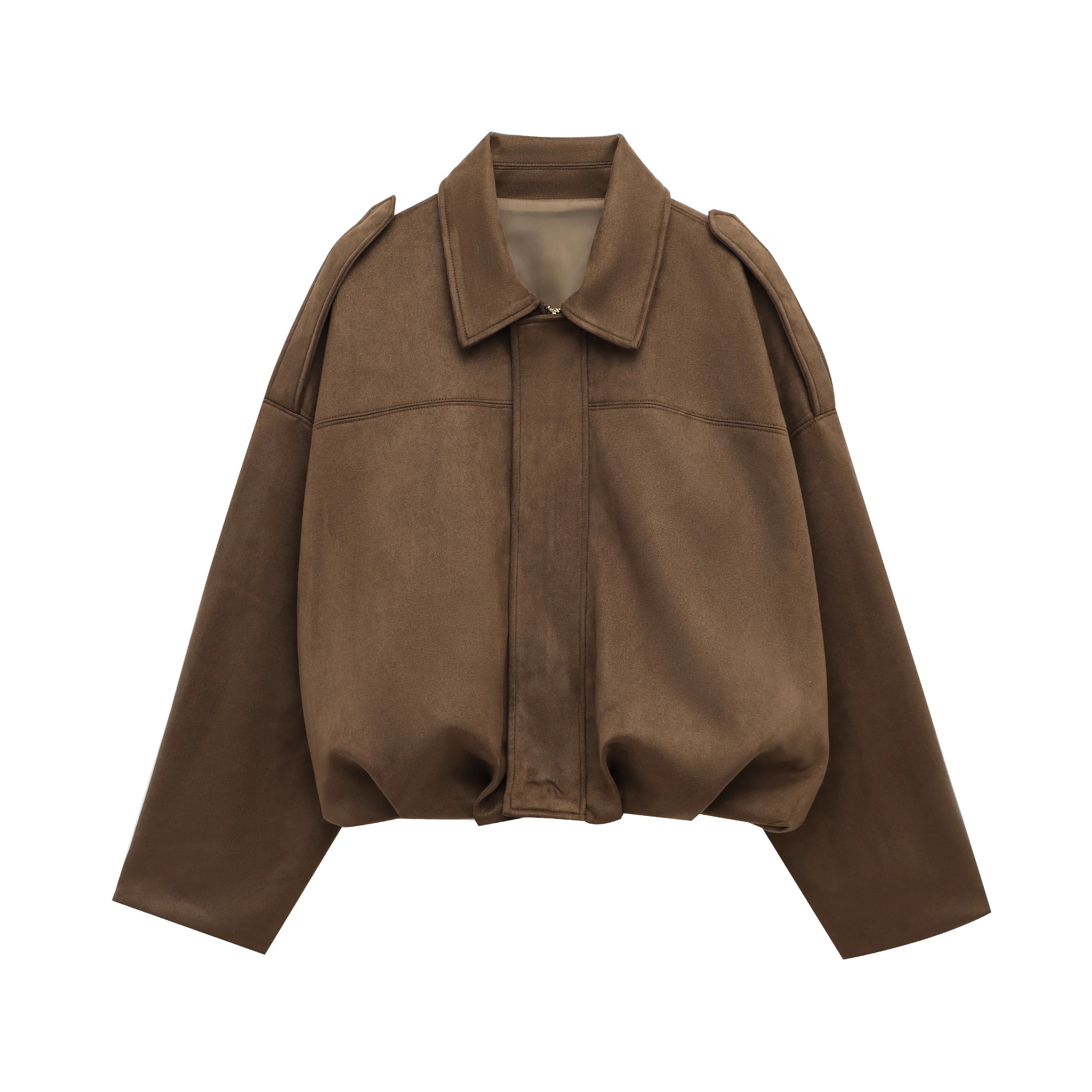 Bomberjacka Dam Mocka | Vintage Stil & Lös Passform