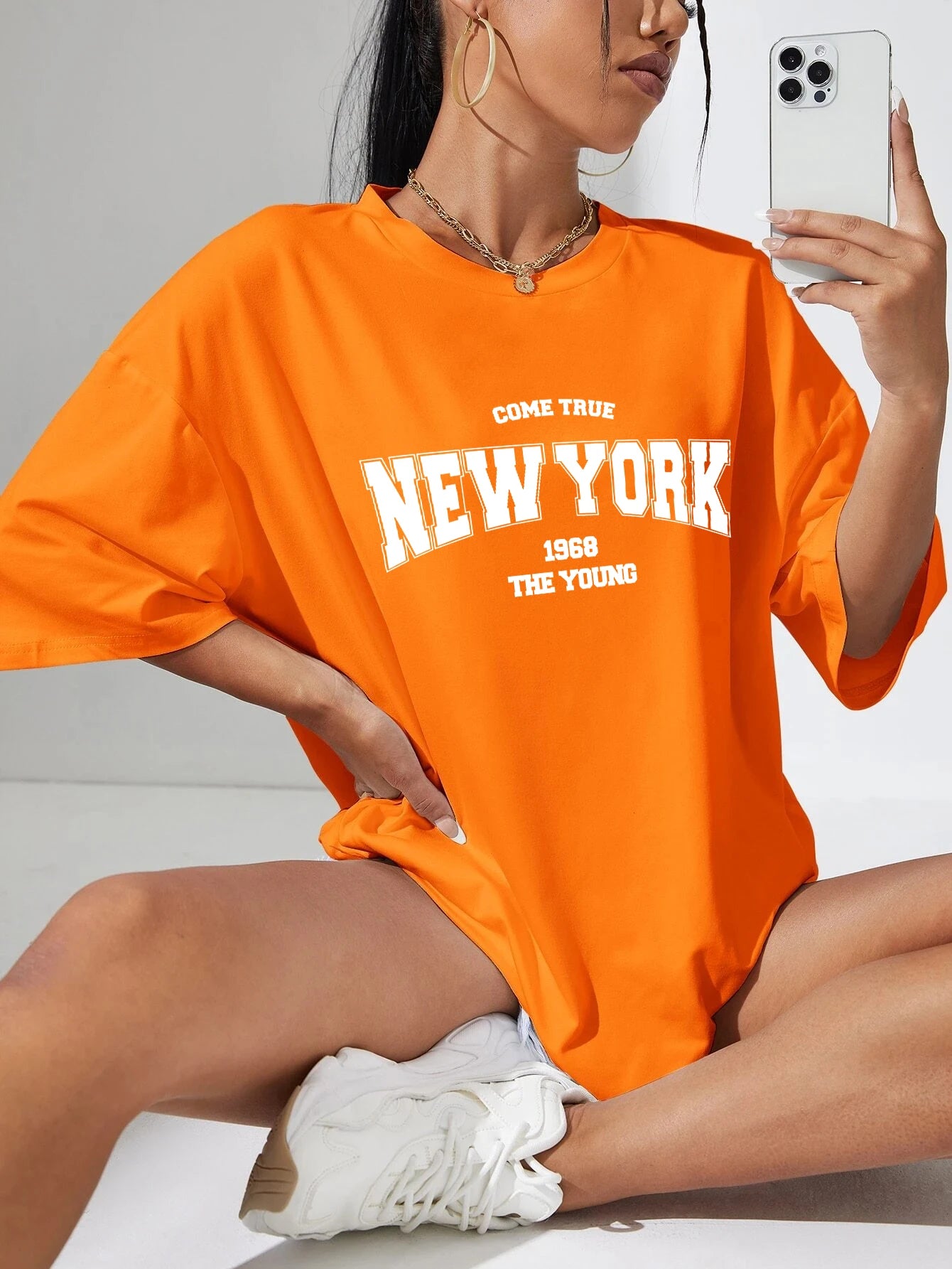 New York 1968 T-shirt i bomull