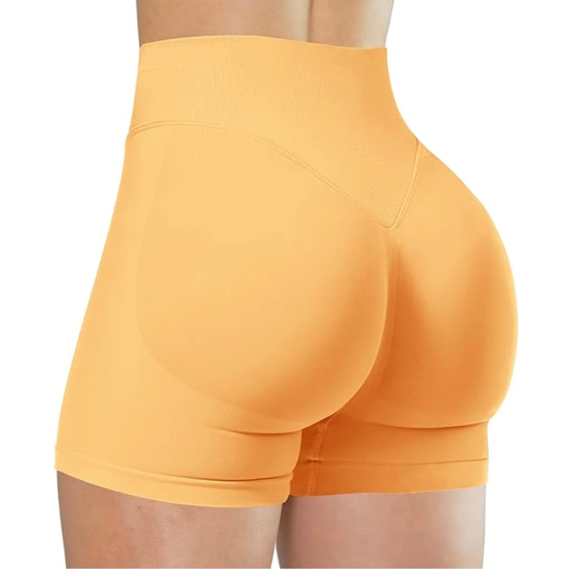 Yogashorts Dam Hög Midja | Träningsshorts för Yoga & Löpning