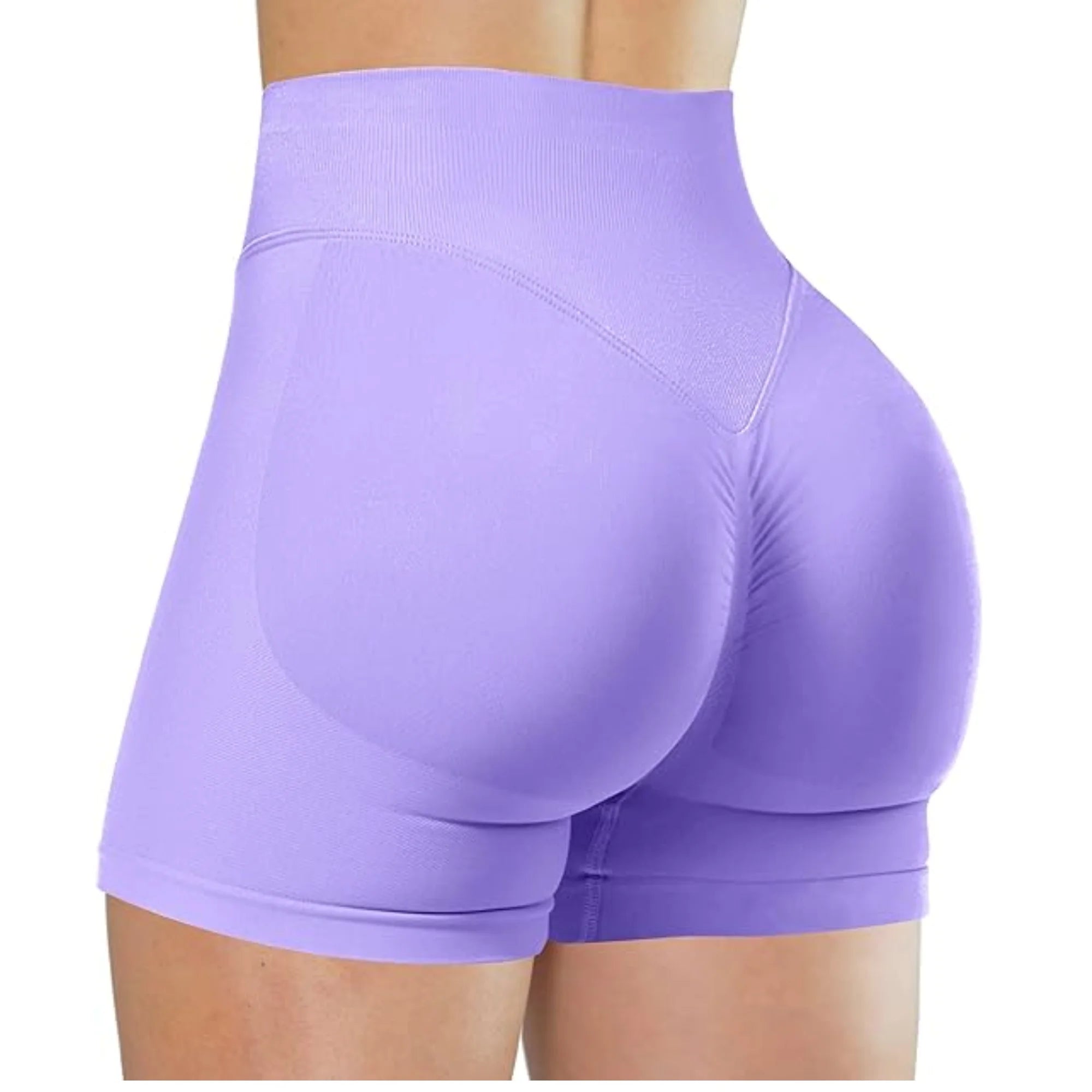 Yogashorts Dam Hög Midja | Träningsshorts för Yoga & Löpning