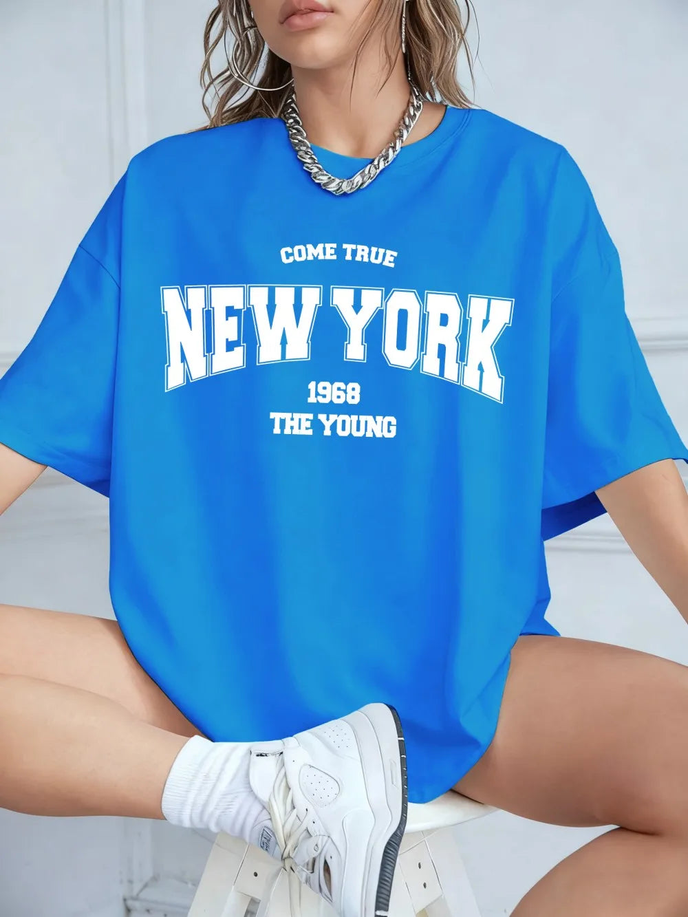 New York 1968 T-shirt i bomull