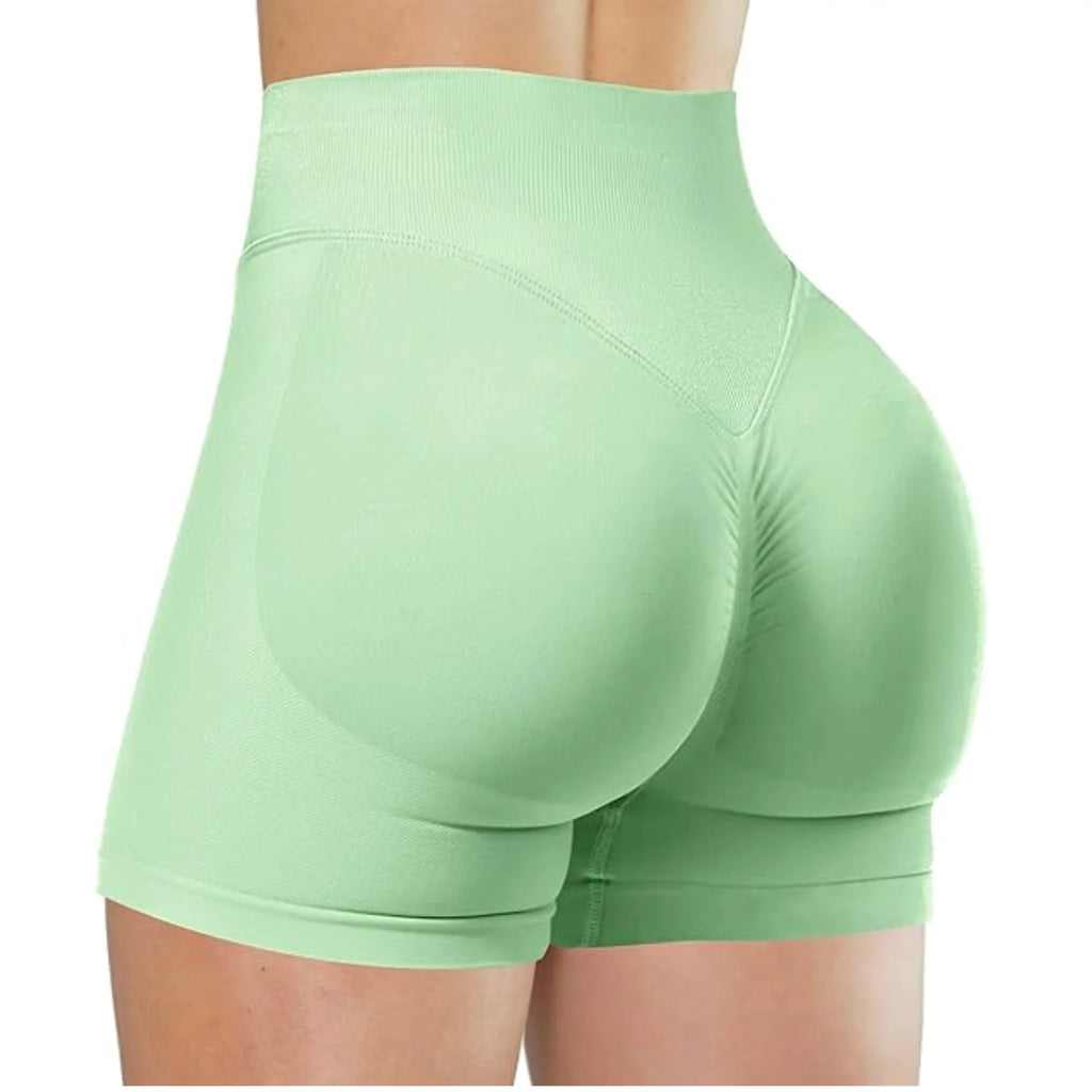Yogashorts Dam Hög Midja | Träningsshorts för Yoga & Löpning