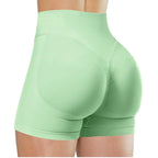 Yogashorts Dam Hög Midja | Träningsshorts för Yoga & Löpning