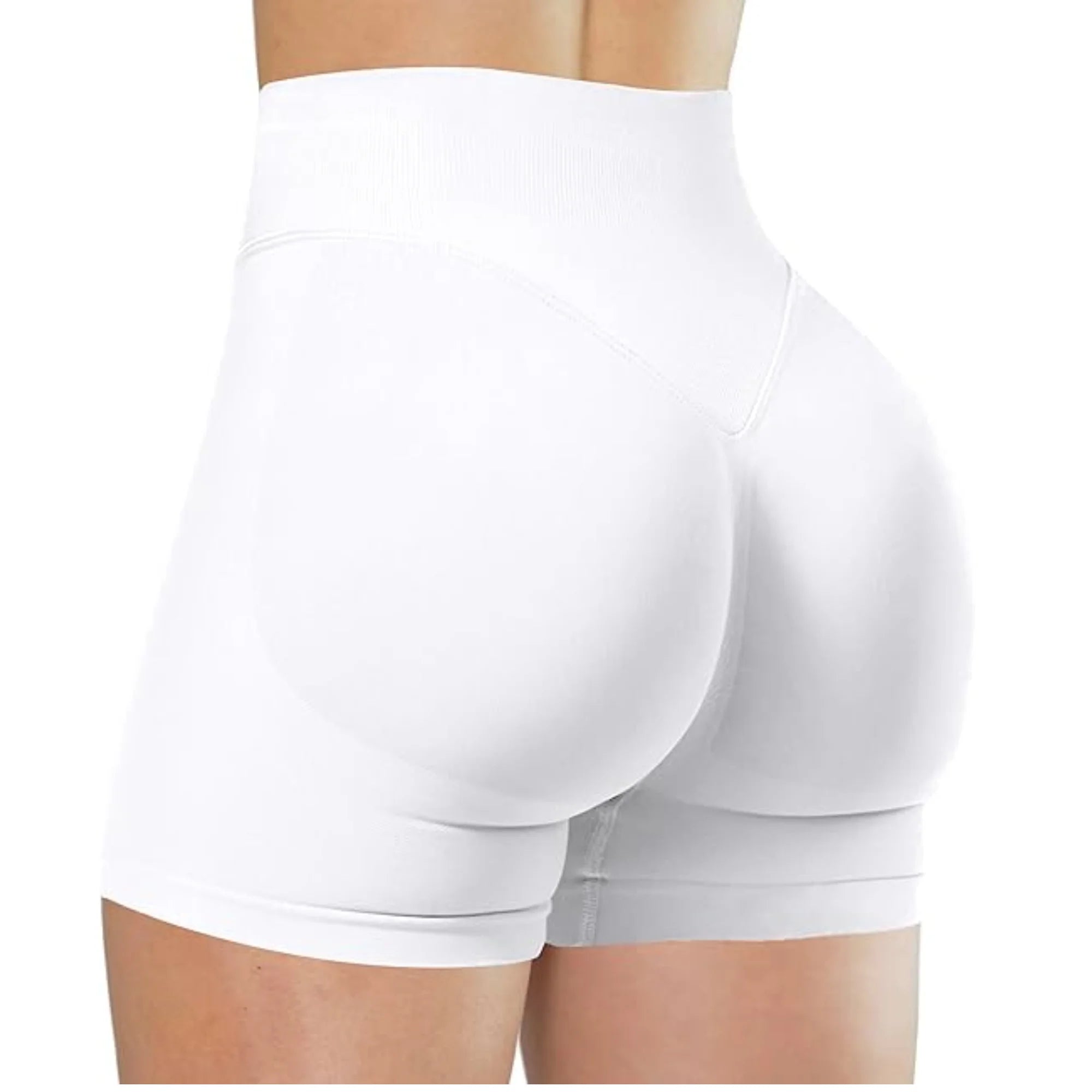 Yogashorts Dam Hög Midja | Träningsshorts för Yoga & Löpning