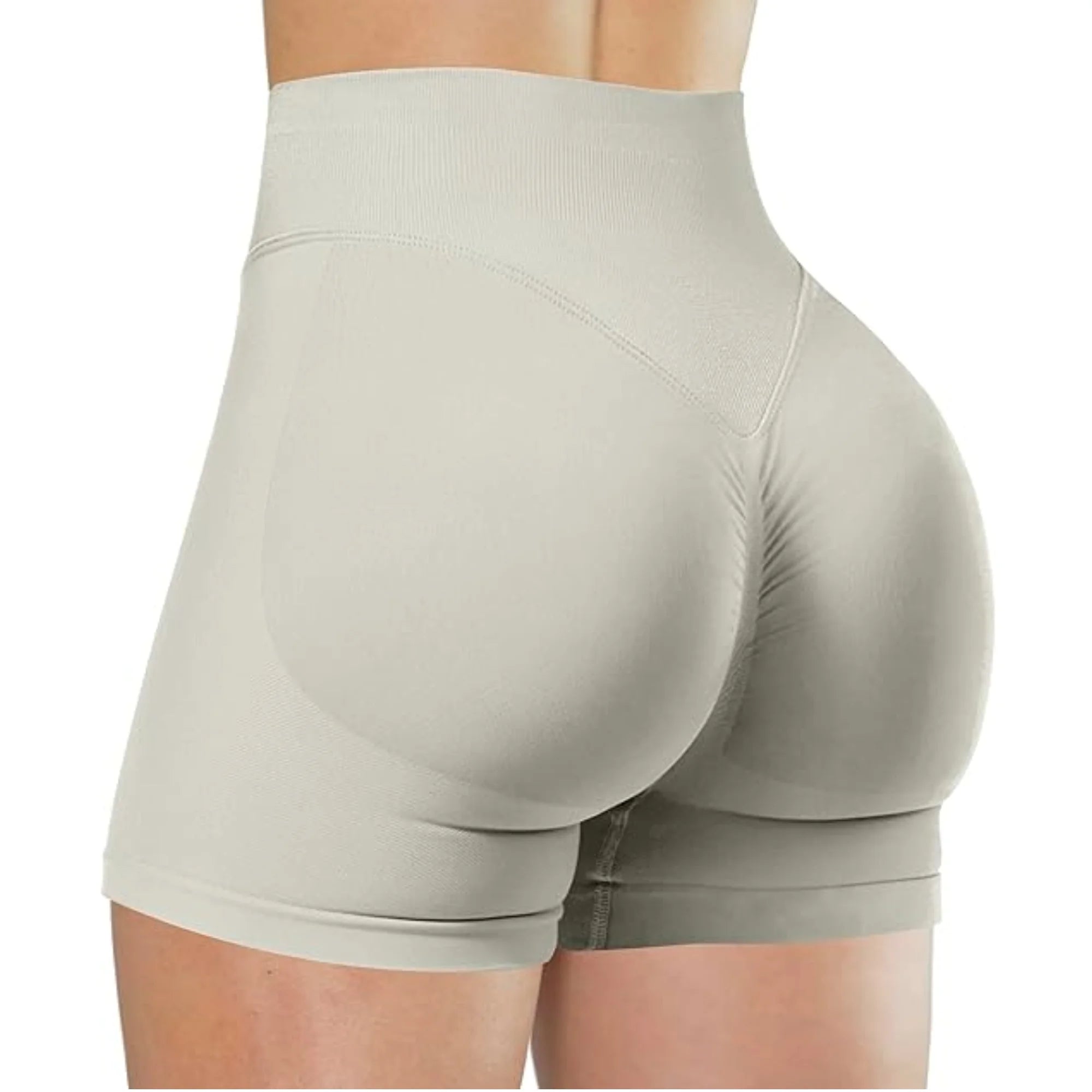 Yogashorts Dam Hög Midja | Träningsshorts för Yoga & Löpning