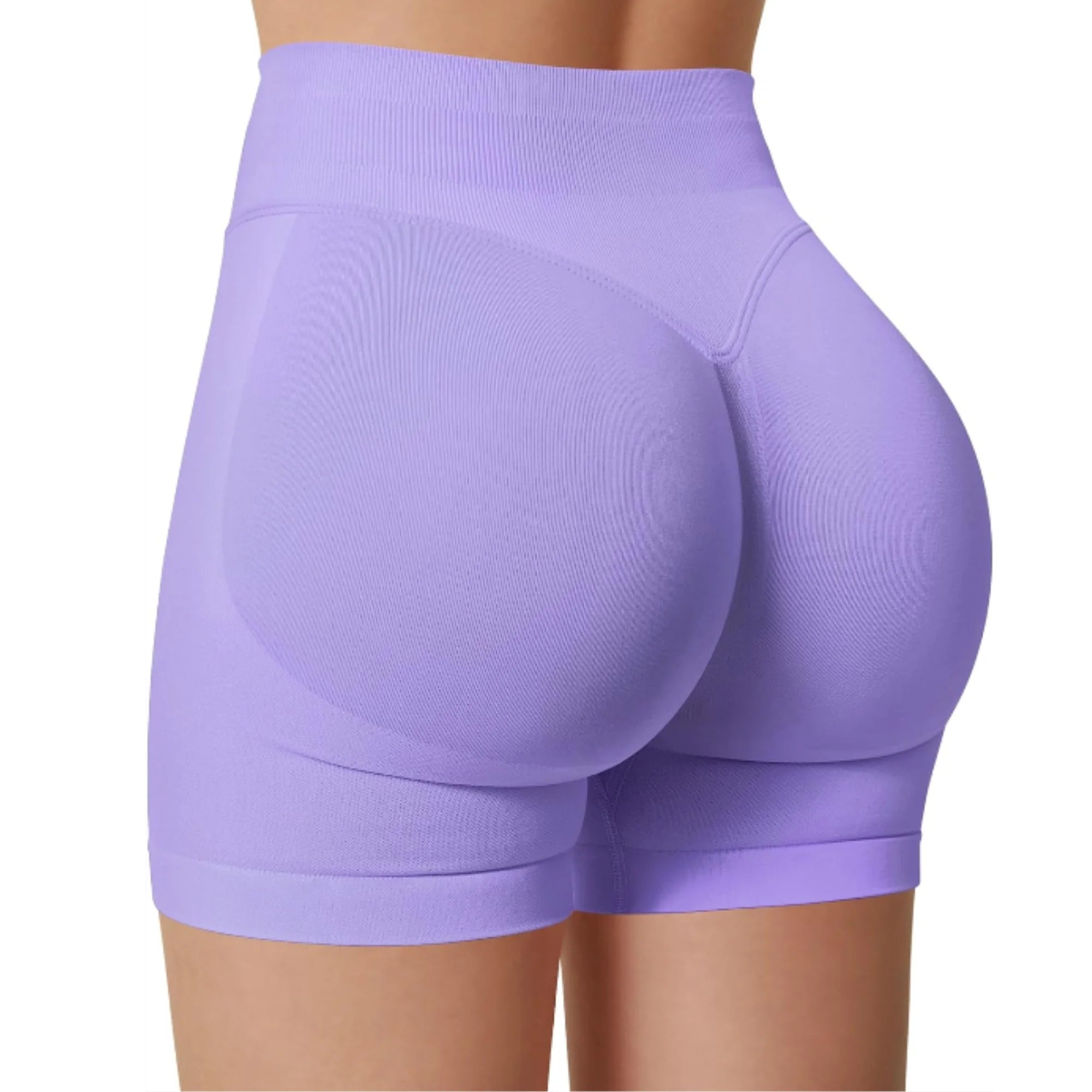 Yogashorts Dam Hög Midja | Träningsshorts för Yoga & Löpning