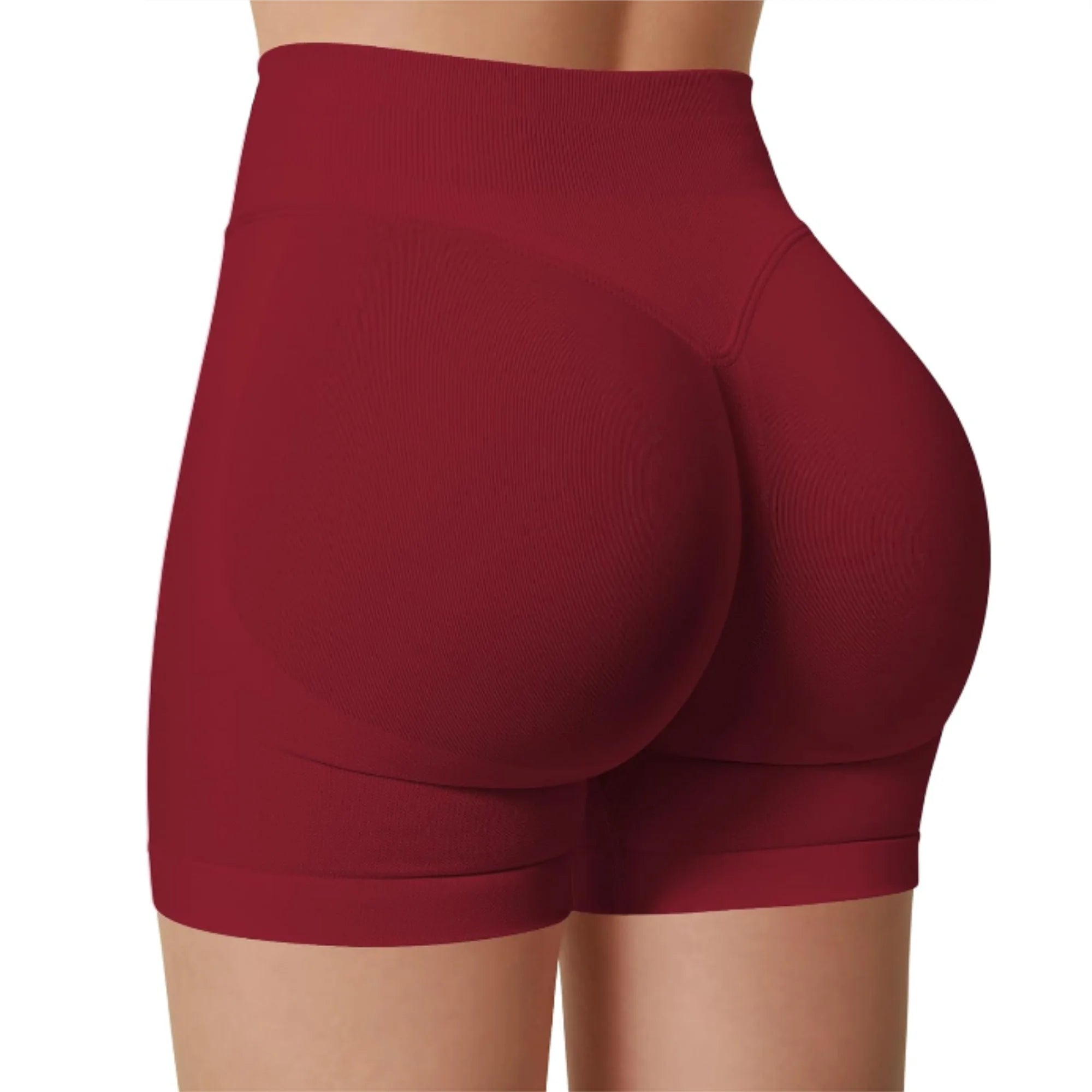 Yogashorts Dam Hög Midja | Träningsshorts för Yoga & Löpning
