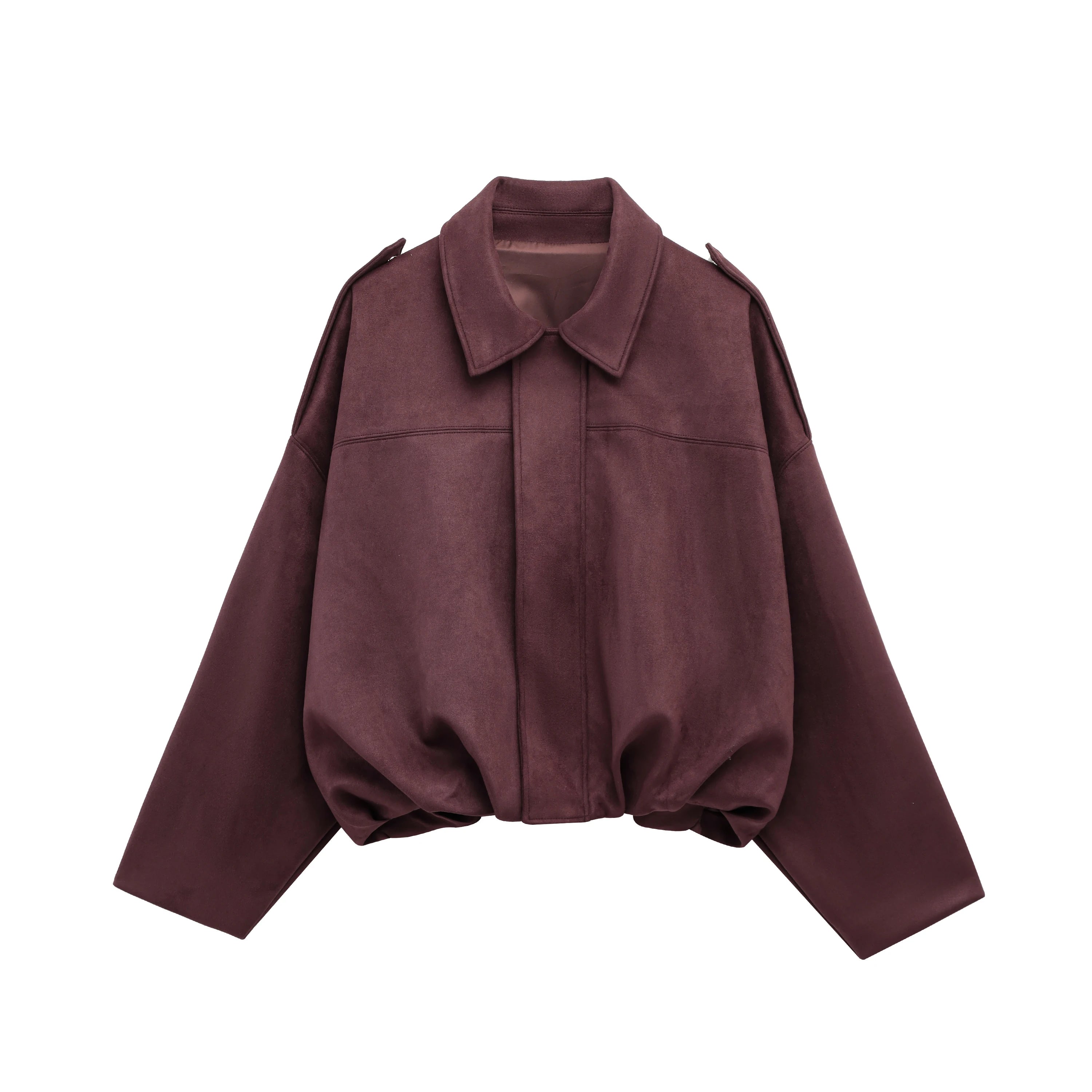 Bomberjacka Dam Mocka | Vintage Stil & Lös Passform