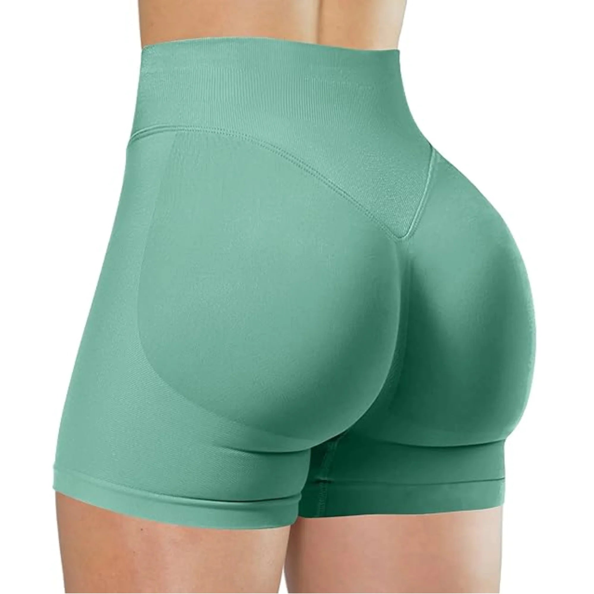 Yogashorts Dam Hög Midja | Träningsshorts för Yoga & Löpning
