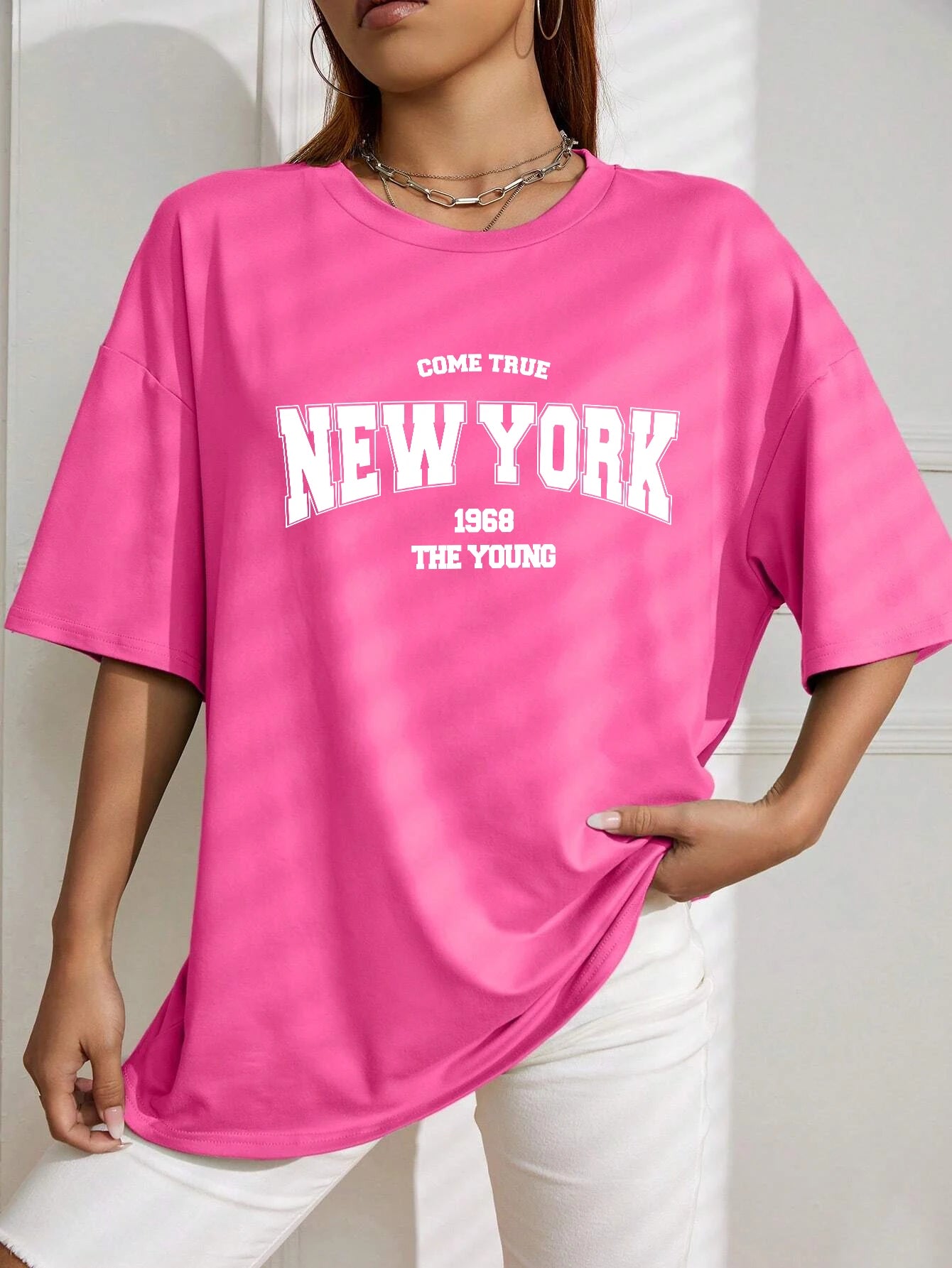 New York 1968 T-shirt i bomull
