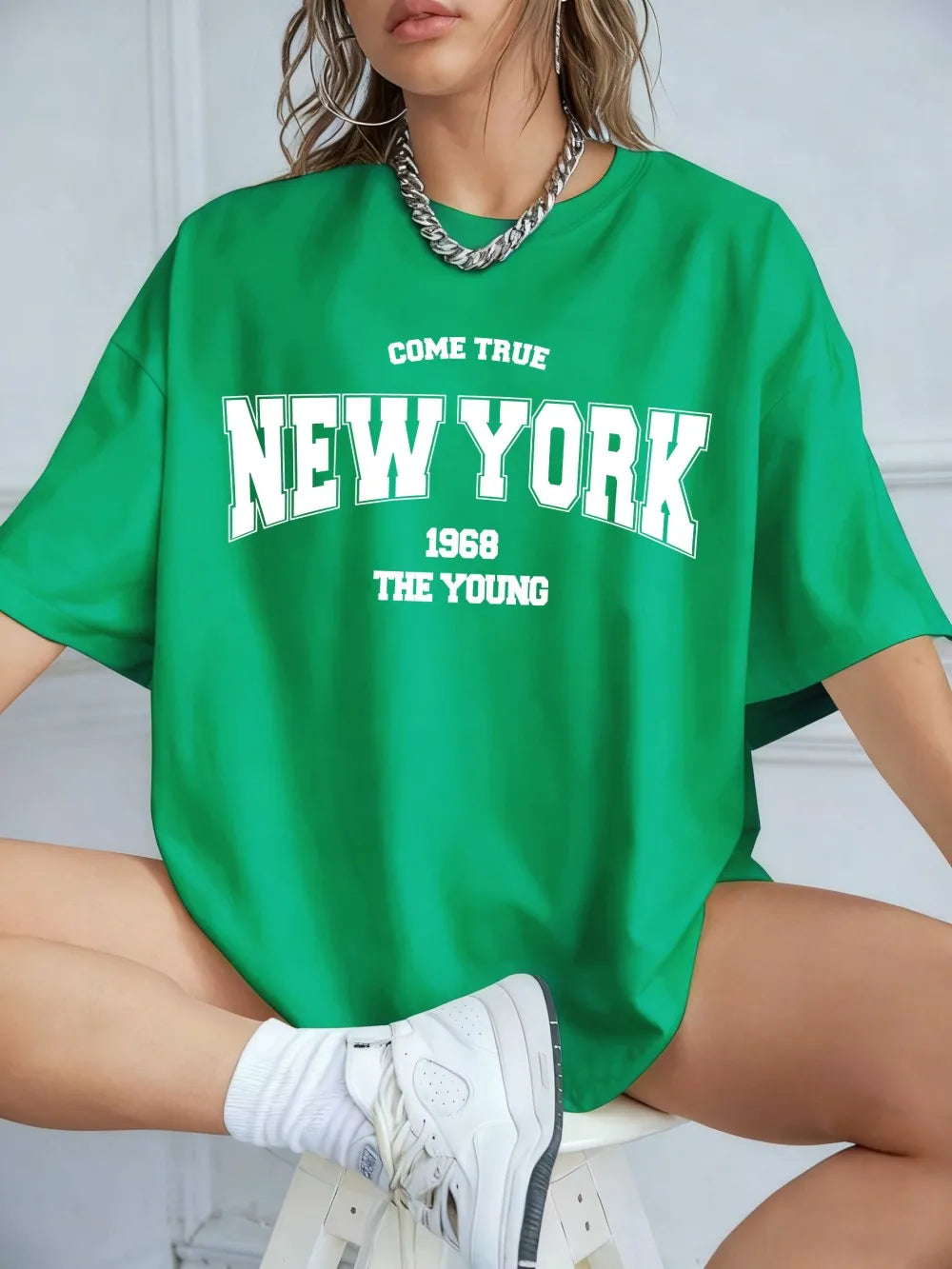 New York 1968 T-shirt i bomull