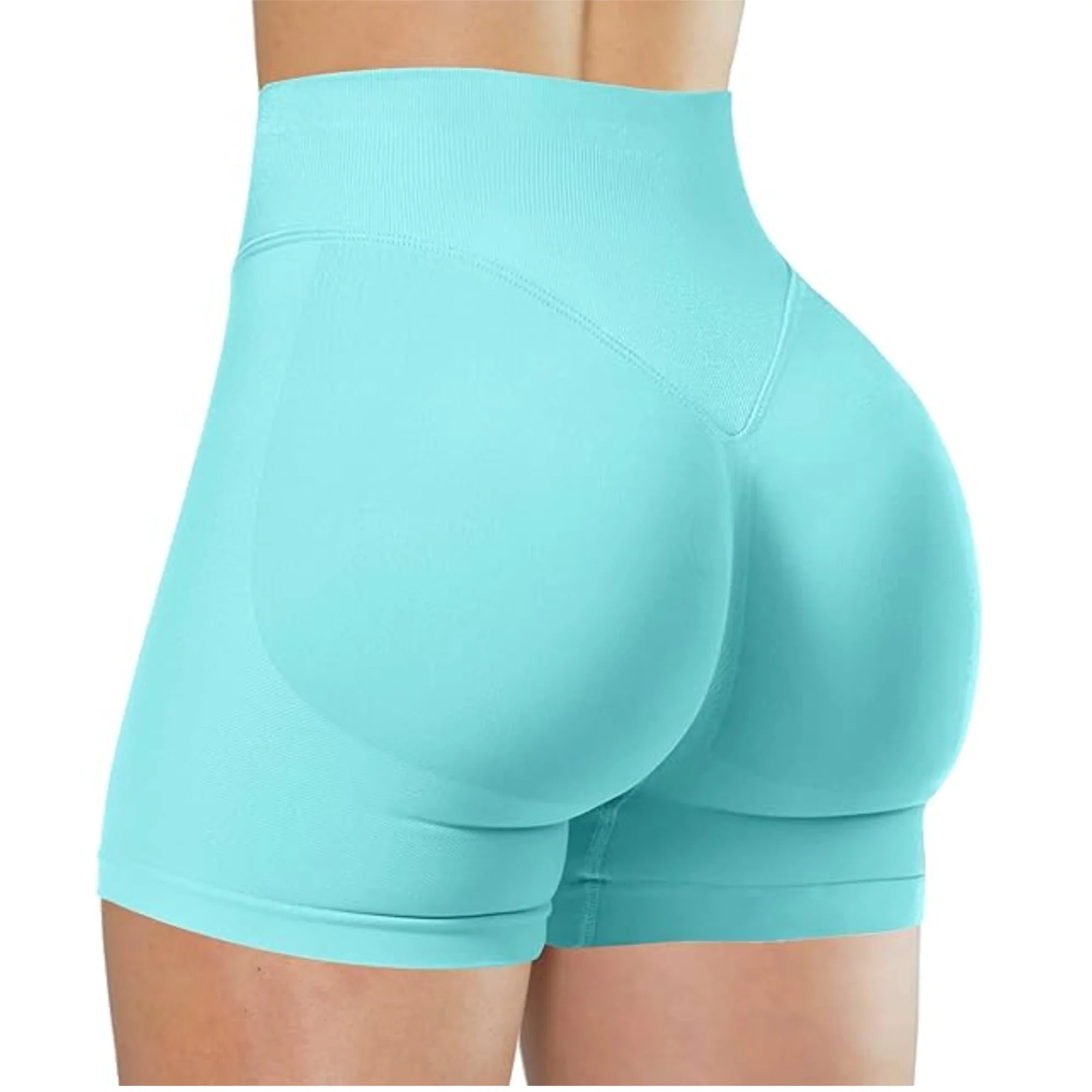 Yogashorts Dam Hög Midja | Träningsshorts för Yoga & Löpning