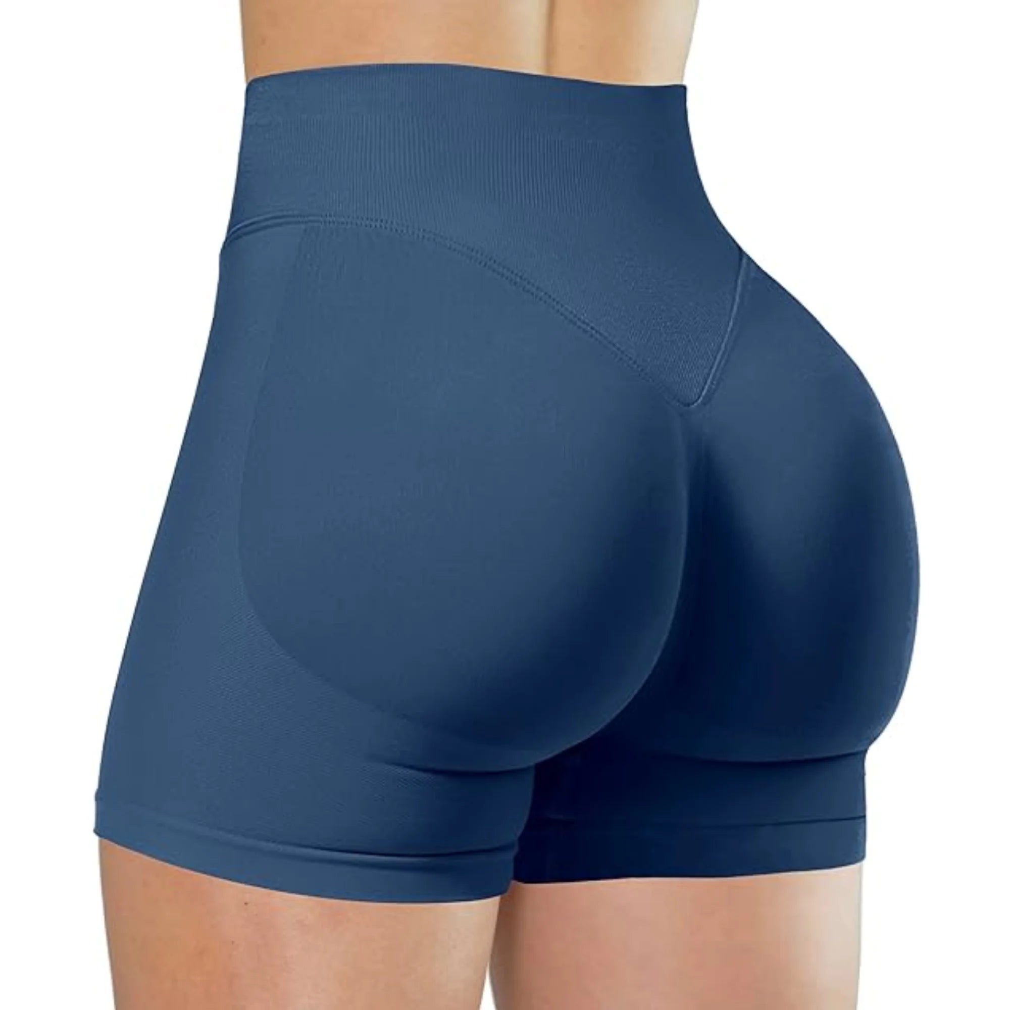 Yogashorts Dam Hög Midja | Träningsshorts för Yoga & Löpning