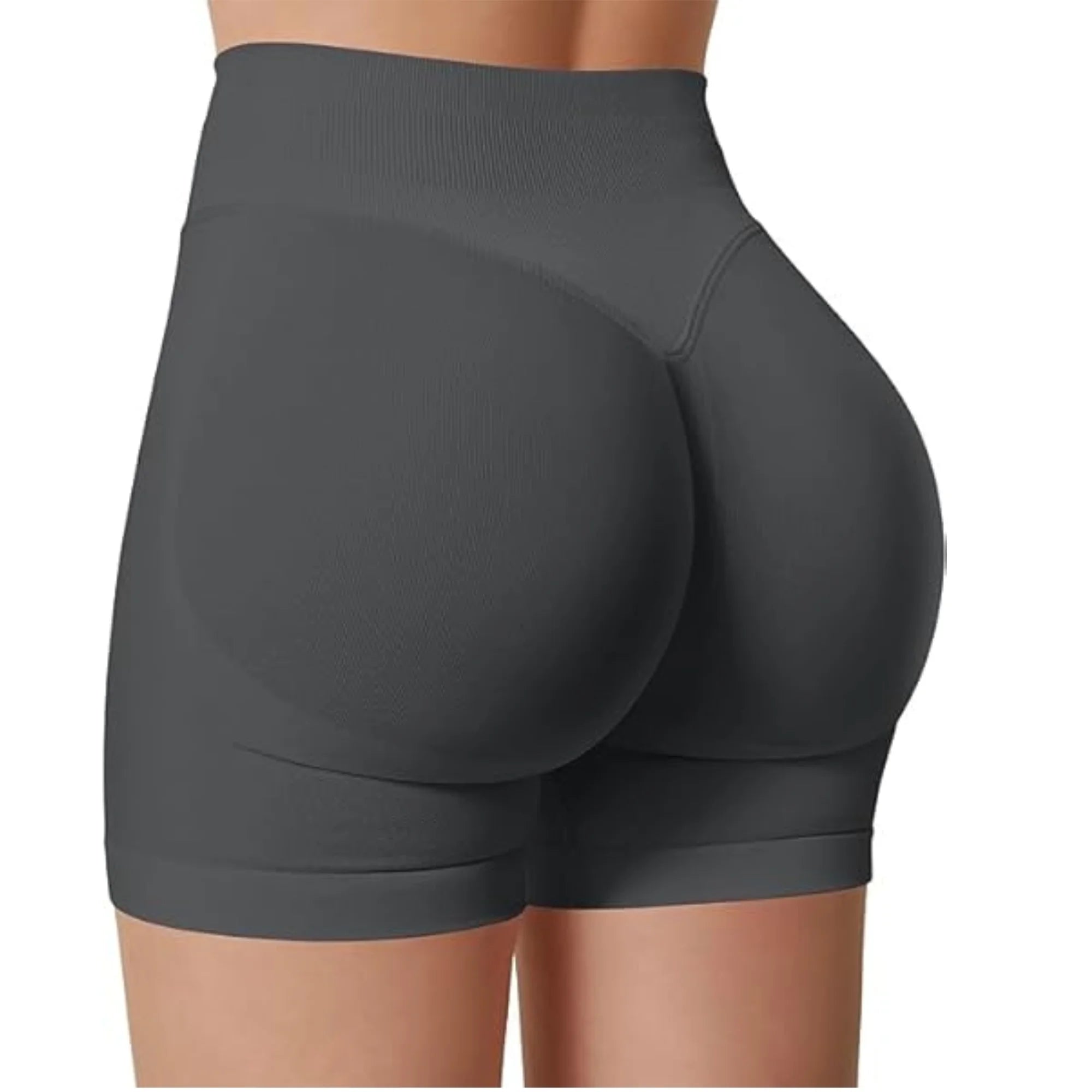 Yogashorts Dam Hög Midja | Träningsshorts för Yoga & Löpning
