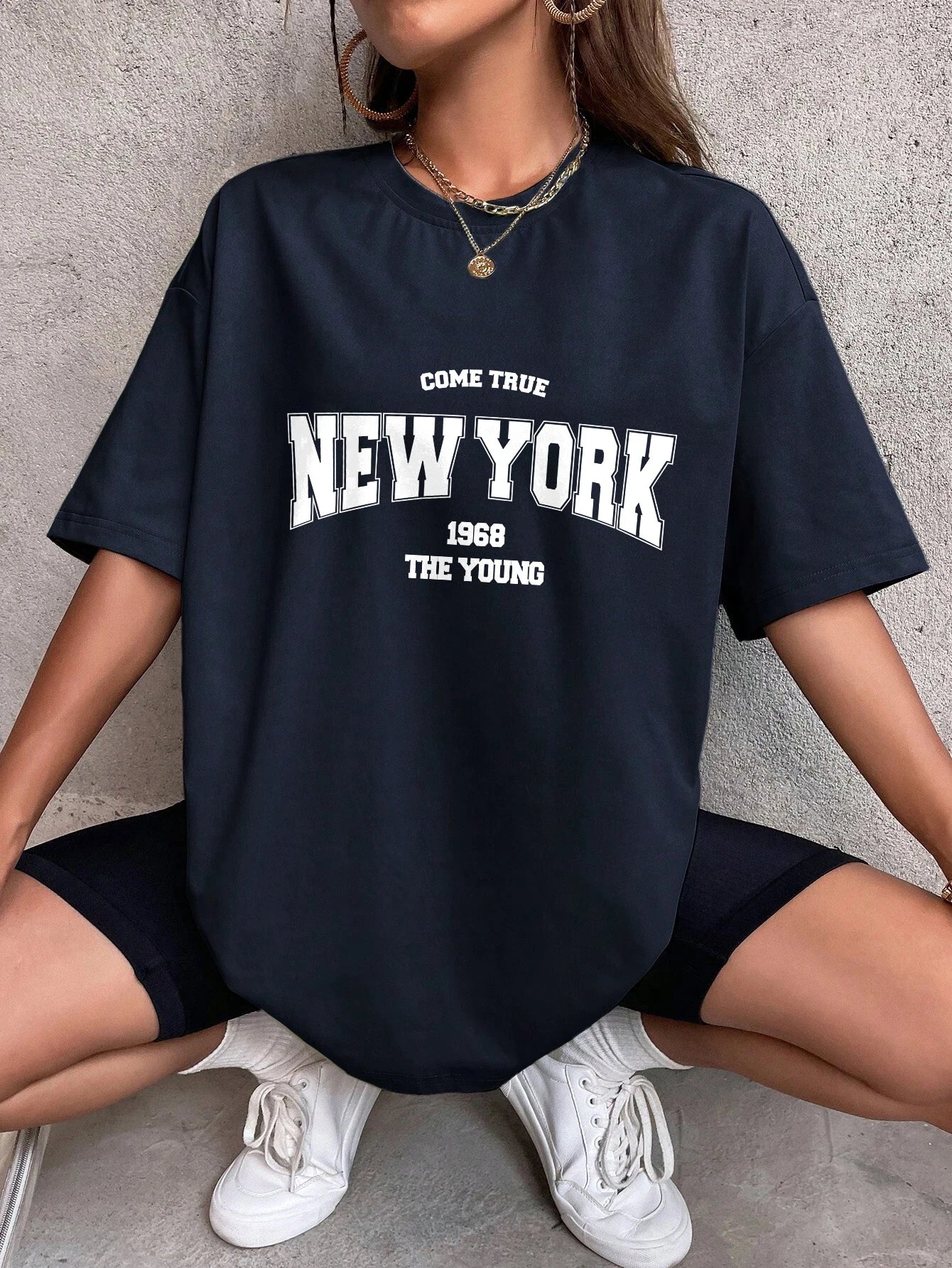 New York 1968 T-shirt i bomull